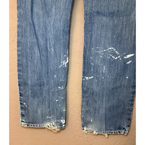 Ariat Men's 32x34 M4 Low‎ Rise Boot Cut Distressed Denim Jeans Western Unisex - Picture 3 of 11